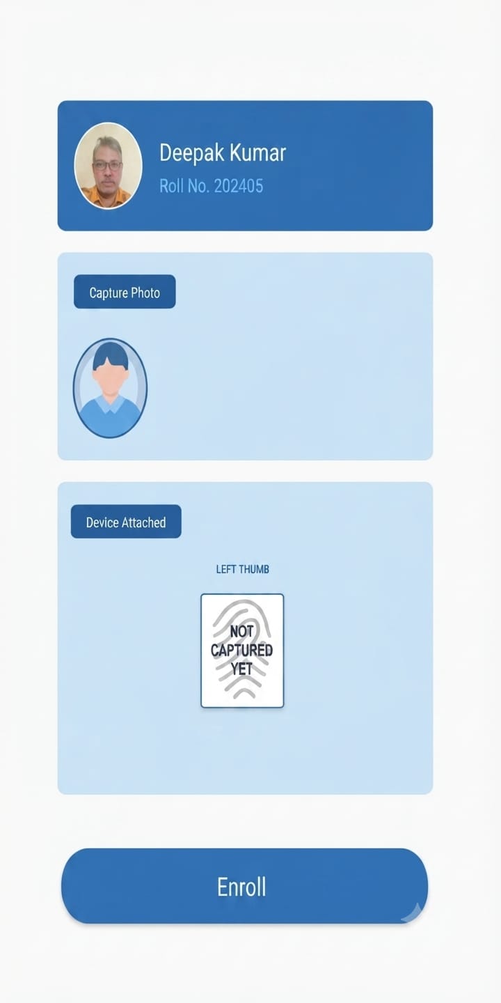 Profile screen