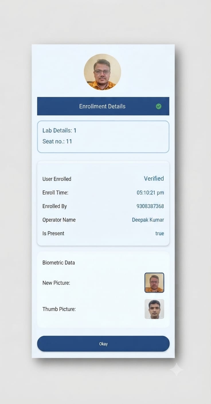Profile screen
